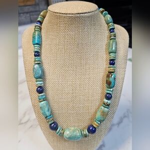 Jay King Sterling Turquoise Necklace